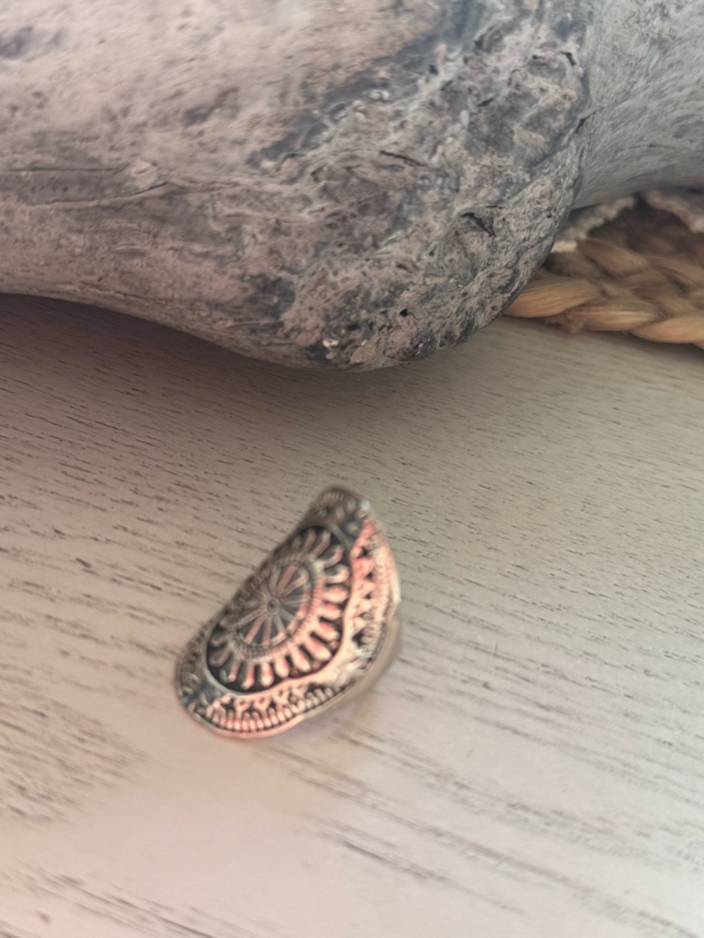 BOHO SHIELD RING SIZE 7 - Picture 5 of 13